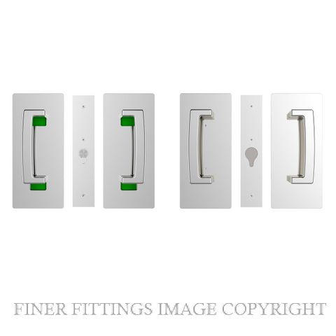 CL406 DOUBLE DOOR PRIVACY SET MAGNETIC 40-46MM