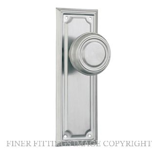 TRADCO 9760 EDWARDIAN KNOB LATCH SATIN CHROME