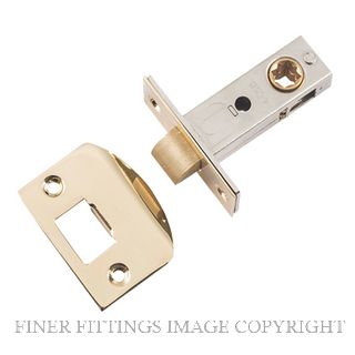 TRADCO 9570 TUBE LATCH - SPLIT CAM 45MM POLISHED BRASS