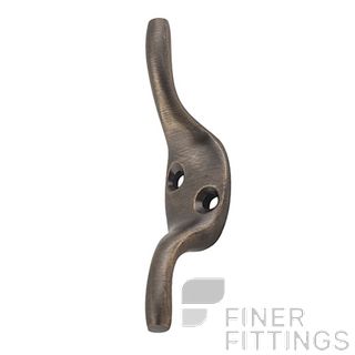 TRADCO 9816 CLEAT HOOK ANTIQUE BRASS