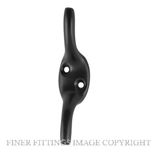 TRADCO 9683 CLEAT HOOK MATT BLACK