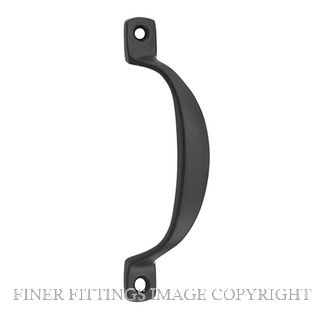 TRADCO 9654 OFFSET HANDLE 100MM MATT BLACK