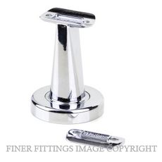 SYLVAN BB4 CP ROUND STYLE BRACKET UPSTAND CHROME PLATE