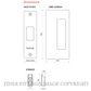 CL205 PASSAGE SET 40-46MM DOORS