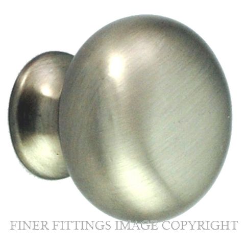 NIDUS CABMK30SN MUSHROOM CABINET KNOB 30MM SATIN NICKEL