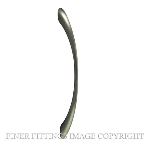 NIDUS CABFB FLARED BOW CABINET HANDLE SATIN NICKEL