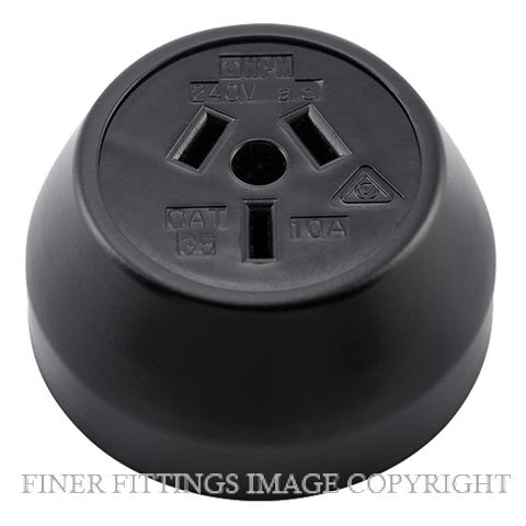 TRADCO 5324 FEDERATION SOCKET MB MATT BLACK