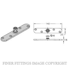 BRIO 106RB/94 GUIDE EDGE FIX SS SATIN STAINLESS