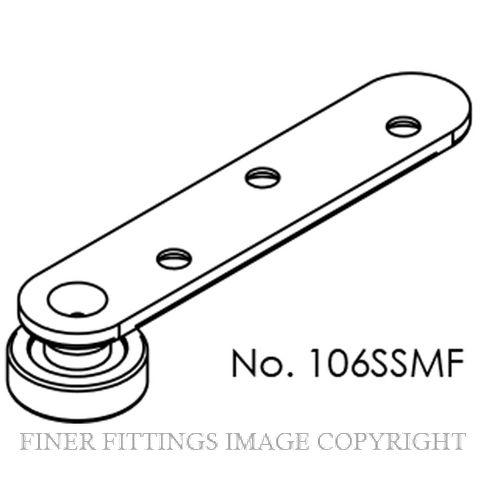 BRIO 106SSMF GUIDE EDGE FIX SS SATIN STAINLESS