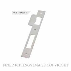 ISEO 741 STRIKER PLATE FOR 741 LOCK STAINLESS STEEL LOOK