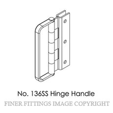 BRIO 136SS SCREEN HINGE HANDLE & RIVET SS