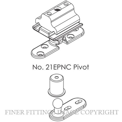 BRIO 21EPNC PIVOT ASSEMBLY 2DR NO CHANNEL