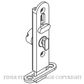 BRIO BI360E LOCKABLE FLUSH BOLTS