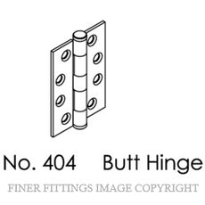 BRIO 404/2S HINGE BUTTON TIP SS 76X63MM SATIN STAINLESS