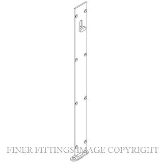 BRIO 456LSN FLUSH BOLT 450MM SN SATIN NICKEL