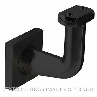 WINDSOR 5353 VULCAN STYLE STAIR RAIL BRACKET SQUARE MATT BLACK