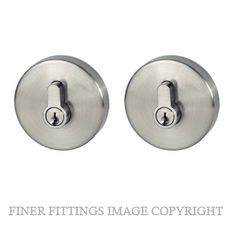 NIDUS P L EB BN V LONSDALE ROUND EUROBOLT DOUBLE CYLINDER BRUSHED NICKEL