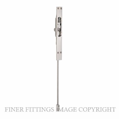 DRAKE & WRIGLEY 1245 SN EXTENDED FLUSH BOLTS SATIN NICKEL