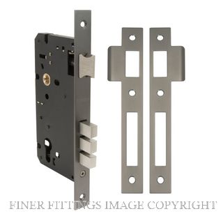 WINDSOR 1143 60MM EURO MORTICE LOCK GRAPHITE NICKEL