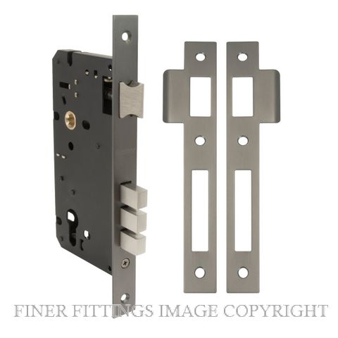 WINDSOR 1143 GN EURO MORTICE LOCKS GRAPHITE NICKEL