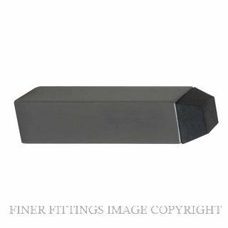 WINDSOR 5262 80MM SQUARE DOORSTOP SKIRTING MOUNT GRAPHITE NICKEL