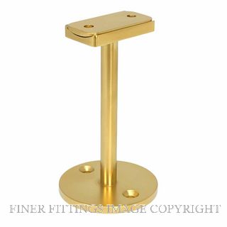 DW 1030 100 PB HANDRAIL SUPPORT POLISHED BRASS