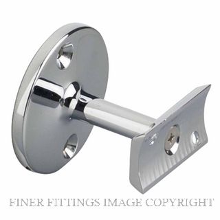 DW 1030C CP CURVED HANDRAIL SUPPORT CHROME PLATE