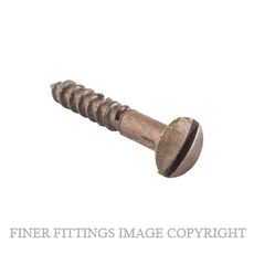 TRADCO SCAB19 - SCAB25 SLOT HEAD SCREWS ANTIQUE BRASS