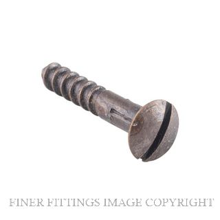 TRADCO SCAC19 DOMED HEAD SCREW 5 GAUGE ANTIQUE COPPER