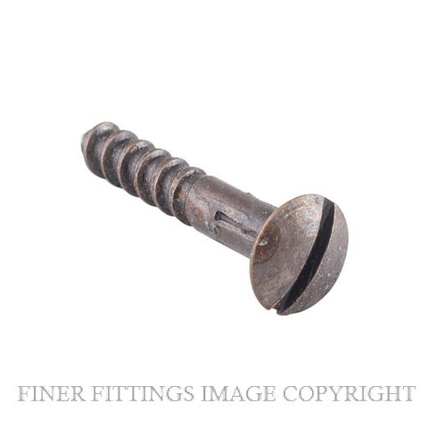 TRADCO SCAC19 - SCAC25 SLOT HEAD SCREWS ANTIQUE COPPER