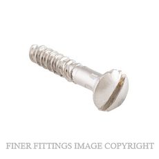 TRADCO SCPN19 - SCPN25 SLOT HEAD SCREWS POLISHED NICKEL