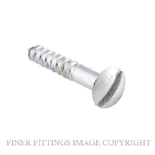 TRADCO SCSC19 DOMED HEAD SCREW 5 GAUGE SATIN CHROME