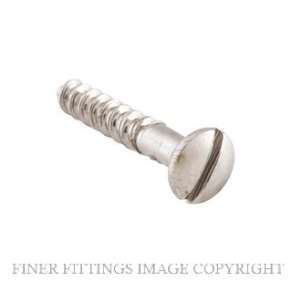 TRADCO SCSN19 DOMED HEAD SSCREW 19X5 SATIN NICKEL