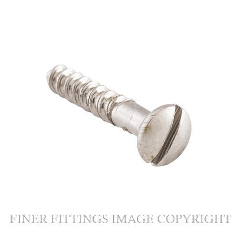 TRADCO SCSN19 - SCSN25 SLOT HEAD SCREWS SATIN NICKEL