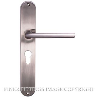 SYLVAN I-90E ASTI EURO LONG PLATE 48MM KEY SPACING SATIN NICKEL