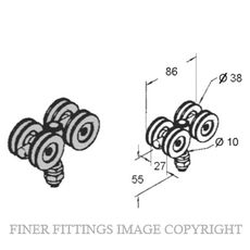 BRIO 56HN - 56SS-HN BOLT FIX HANGERS