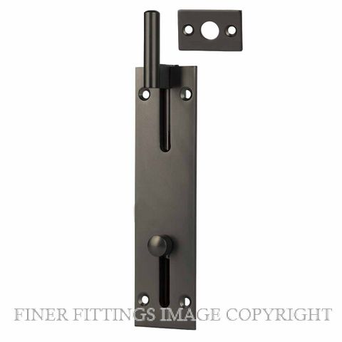 MILES NELSON 405SG150 FLUSH BOLT NECKED 150MM SATIN GRAPHITE