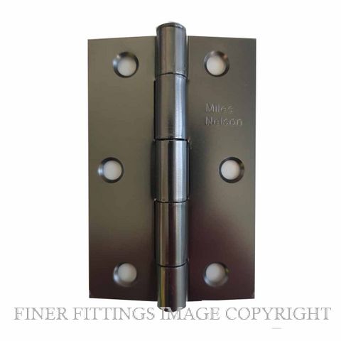 MILES NELSON 520SGH9060 STEEL HINGE 90X60X2MM SQUARE EDGE SATIN GRAPHITE