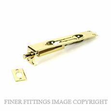 SYLVAN SYBOLT PB 304 GRADE SS FLUSH BOLT 6" POLISHED BRASS