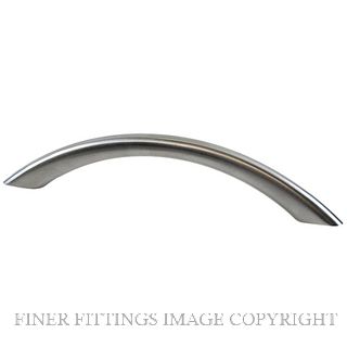 SYLVAN CR128 CRESCENT 128MM CABINET HANDLE SATIN CHROME