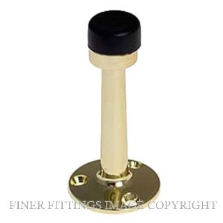 SYLVAN DS1 WALL MOUNTED DOOR STOP POLISHED BRASS