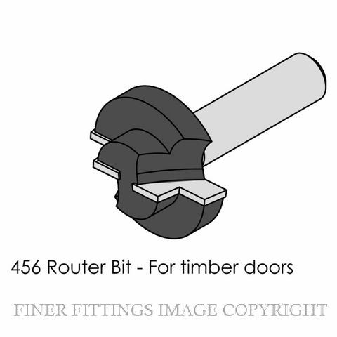 BRIO ROUTER BIT FOR 456 FLUSH BOLTS