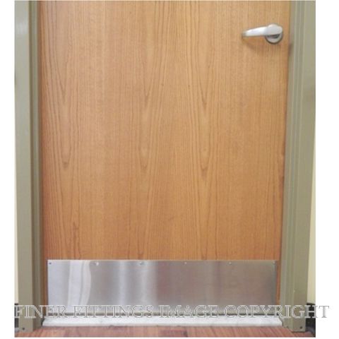 Wooden door on sale kick plates