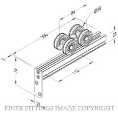 BRIO 61HN - 61SS-HN GUIDED HANGERS