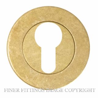 WINDSOR 8189 RLB ESCUTCHEON - 50MM ROSE RUMBLED BRASS