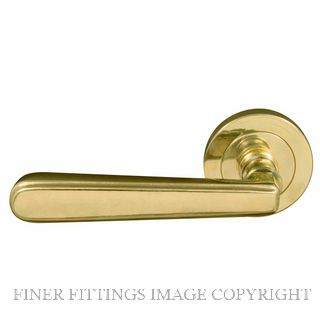 WINDSOR 8231 UB VILLA 52MM ROUND ROSE HANDLES UNLACQUERED BRASS