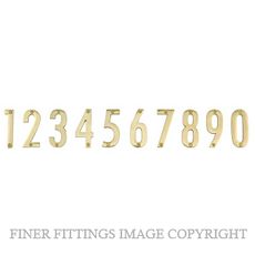 ELEMENTS 5251 50MM MODERN NUMERAL POLISHED BRASS