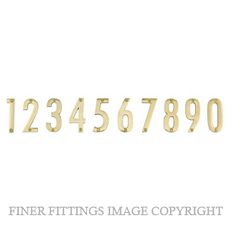 ELEMENTS 5253 100MM NUMERALS POLISHED BRASS