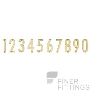 ELEMENTS 5253 100MM NUMERALS POLISHED BRASS