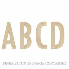 ELEMENTS 5300 ALPHABET 50MM A-D POLISHED BRASS